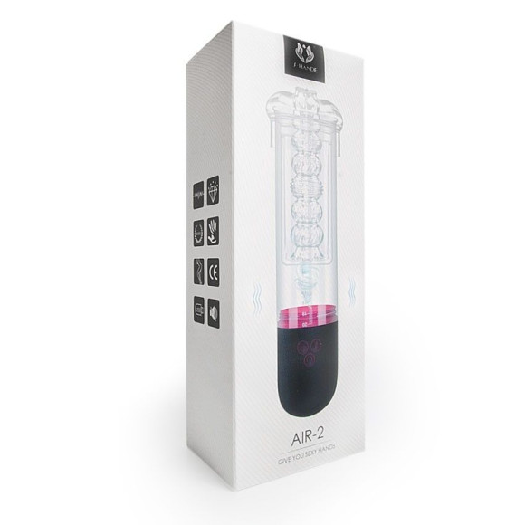 Вибромастурбатор с прозрачной колбой Air-2 Вибромастурбатор с прозрачной колбой Air-2