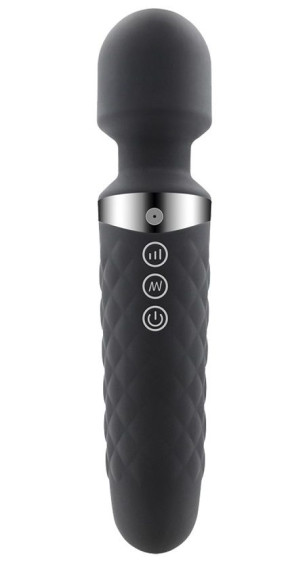 Черный wand-вибратор Be Wanded - 20 см. Черный wand-вибратор Be Wanded - 20 см.