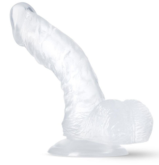 Прозрачный фаллоимитатор-реалистик Sparkle - 16,5 см. Прозрачный фаллоимитатор-реалистик Sparkle - 16,5 см.