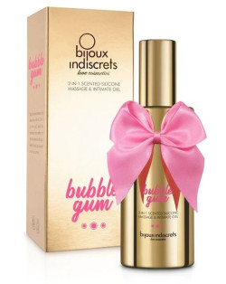 Гель с ароматом жвачки Bubblegum 2-in-1 Scented Silicone Massage And Intimate Gel - 100 мл. Гель с ароматом жвачки Bubblegum 2-in-1 Scented Silicone Massage And Intimate Gel - 100 мл.