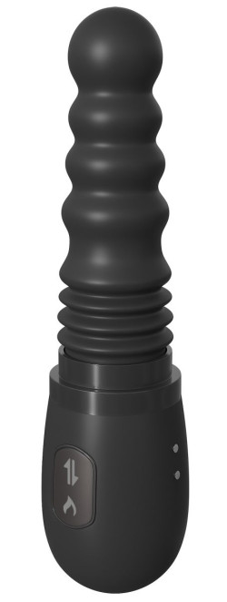 Черный анальный вибратор Gyrating Ass Thruster Черный анальный вибратор Gyrating Ass Thruster