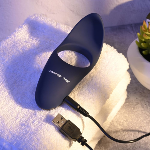 Синее эрекционное виброкольцо Cup ’Em Синее эрекционное виброкольцо Cup ’Em