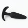 Черная силиконовая анальная пробка Soft-touch - 10 см. Черная силиконовая анальная пробка Soft-touch - 10 см.