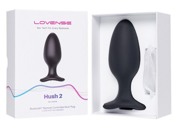 Черная анальная вибропробка HUSH 2 Size L - 12,1 см. Черная анальная вибропробка HUSH 2 Size L - 12,1 см.