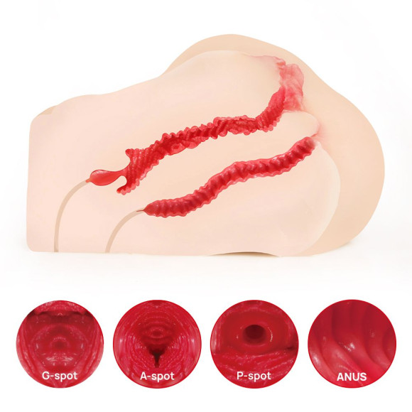 Мастурбатор-полуторс с двойным слоем материала Jenny Onahole Real Vagina Мастурбатор-полуторс с двойным слоем материала Jenny Onahole Real Vagina