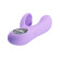 Сиреневый вибратор с клиторальным отростком Canrol - 17,1 см. Сиреневый вибратор с клиторальным отростком Canrol - 17,1 см.