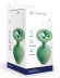 Салатовая анальная пробка с кристаллом Gamma-S - 7,2 см. Салатовая анальная пробка с кристаллом Gamma-S - 7,2 см.