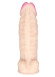 Телесный фаллоимитатор-гигант - 39 см. Телесный фаллоимитатор-гигант - 39 см.