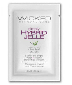 Гель-лубрикант на водно-силиконовой основе Simply Hybrid Jelle - 3 мл. Гель-лубрикант на водно-силиконовой основе Simply Hybrid Jelle - 3 мл.
