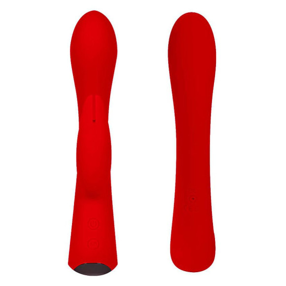 Красный вибромассажер-кролик 5 Silicone Bunny Love - 19,1 см. Красный вибромассажер-кролик 5 Silicone Bunny Love - 19,1 см.