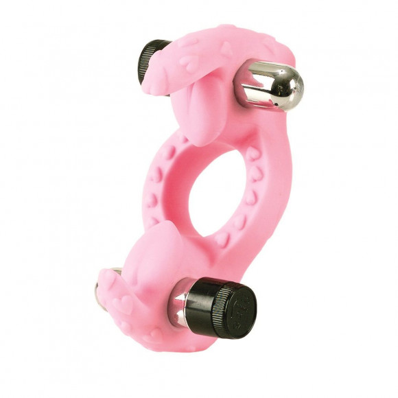 Розовое виброкольцо Dr. Z PASSION ENHANCER