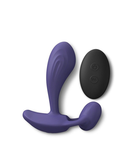 Темно-синий вибромассажер Witty P&G Vibrator with Remote Control Темно-синий вибромассажер Witty P&G Vibrator with Remote Control