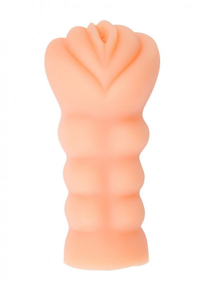 Телесный мастурбатор-вагина с эрекционными кольцами в комплекте Телесный мастурбатор-вагина с эрекционными кольцами в комплекте