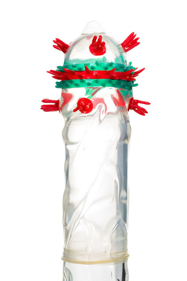 Презерватив с пучками усиков Стимулирующая штучка №3 - 1 шт. Презерватив с пучками усиков Стимулирующая штучка №3 - 1 шт.