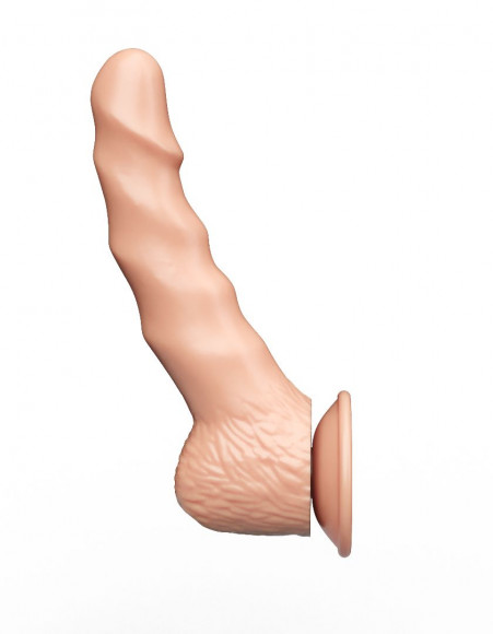 Фаллоимитатор-реалистик на присоске - 20,5 см.