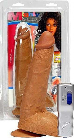 Вибратор-реалистик Mighty Muscle 9  - 22,8 см.