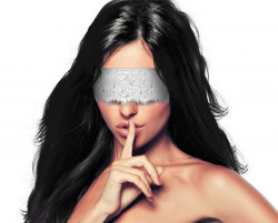 Белая ажурная маска на глаза Lace Mask Белая ажурная маска на глаза Lace Mask