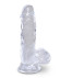 Прозрачный фаллоимитатор King Cock Clear 5 Cock with Balls - 15,2 см. Прозрачный фаллоимитатор King Cock Clear 5 Cock with Balls - 15,2 см.