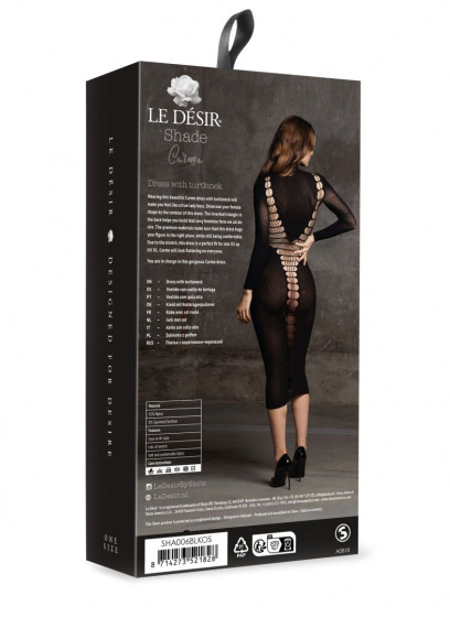 Эффектное длинное платье Carme XI Dress with Turtleneck Эффектное длинное платье Carme XI Dress with Turtleneck