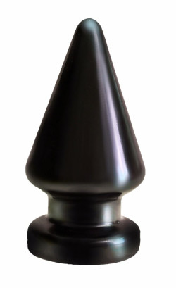 Чёрный анальный плаг большого размера MAGNUM 2 - 13 см. Чёрный анальный плаг большого размера MAGNUM 2 - 13 см.