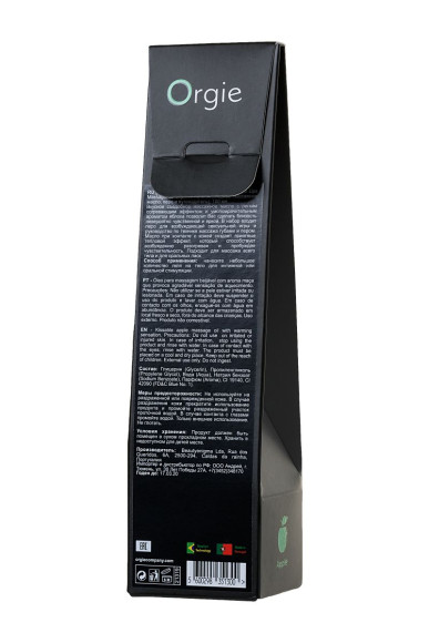 Массажное масло Orgie Lips Massage со вкусом яблока - 100 мл. Массажное масло Orgie Lips Massage со вкусом яблока - 100 мл.