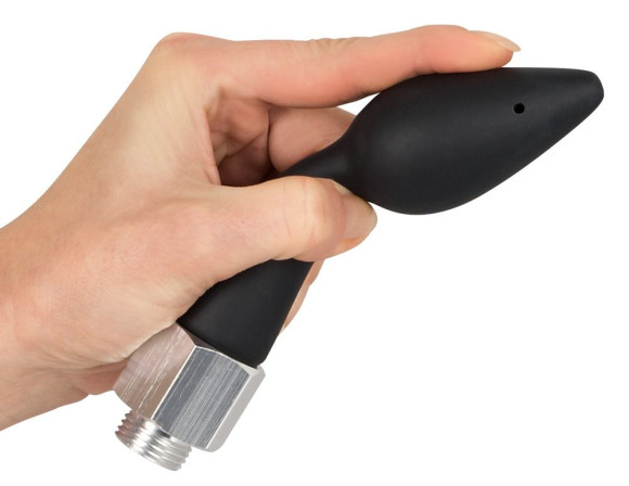 Чёрная анальная насадка для душа Anal Douche Rear Splash Чёрная анальная насадка для душа Anal Douche Rear Splash