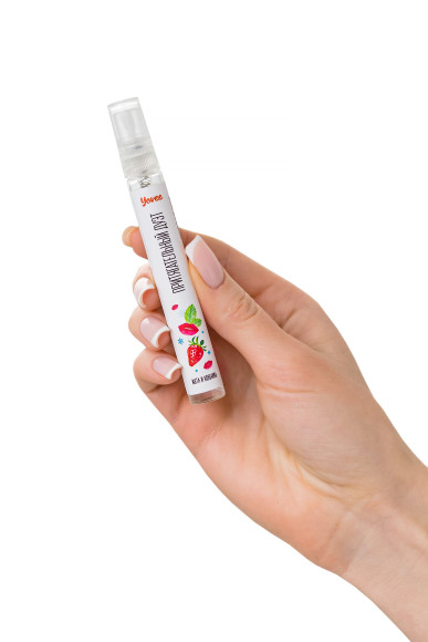 Охлаждающе-возбуждающий оральный спрей «Притягательный дуэт» со вкусом мяты и клубнки - 10 мл. Охлаждающе-возбуждающий оральный спрей «Притягательный дуэт» со вкусом мяты и клубнки - 10 мл.