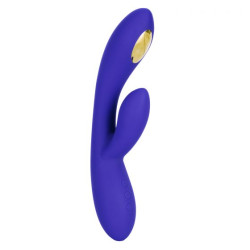 Фиолетовый вибратор с функцией электростимуляции Intimate E-Stimulator Dual Wand - 21,5 см. Фиолетовый вибратор с функцией электростимуляции Intimate E-Stimulator Dual Wand - 21,5 см.