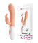 Телесный вибратор с клиторальным стимулятором Easter Bunny - 19,2 см. Телесный вибратор с клиторальным стимулятором Easter Bunny - 19,2 см.