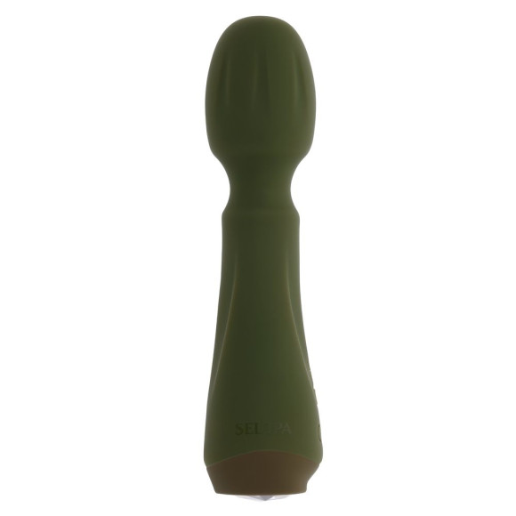 Мини-вибромассажёр цвета хаки Heartfelt - 13,4 см. Мини-вибромассажёр цвета хаки Heartfelt - 13,4 см.