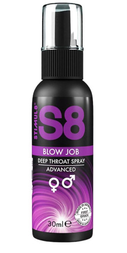 Лубрикант для орального секса S8 Deep Throat Spray - 30 мл. Лубрикант для орального секса S8 Deep Throat Spray - 30 мл.