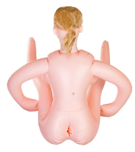 Надувная секс-кукла LILIANA с реалистичной головой и поднятыми ножками Надувная секс-кукла LILIANA с реалистичной головой и поднятыми ножками