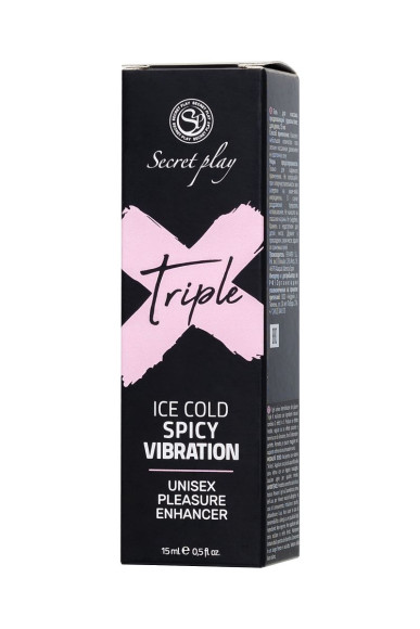 Возбуждающий гель с эффектом вибрации и охлаждения Triple X 3 in 1 Unisex Pleasure Enhancer Gel - 15 мл. Возбуждающий гель с эффектом вибрации и охлаждения Triple X 3 in 1 Unisex Pleasure Enhancer Gel - 15 мл.