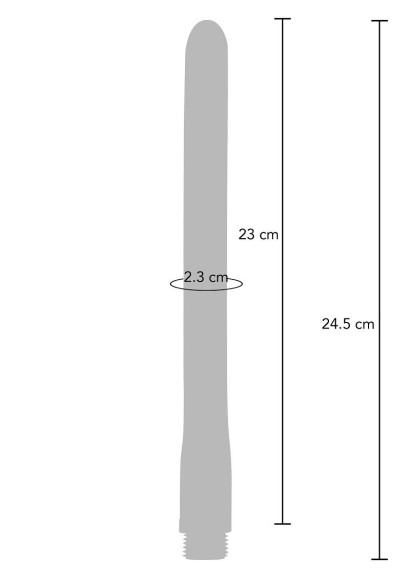 Синяя анальная насадка для душа Buttocks The Streamer Anal Douche - 24,5 см. Синяя анальная насадка для душа Buttocks The Streamer Anal Douche - 24,5 см.