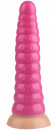 Розовая коническая анальная втулка - 25 см.