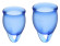 Набор синих менструальных чаш Feel confident Menstrual Cup Набор синих менструальных чаш Feel confident Menstrual Cup