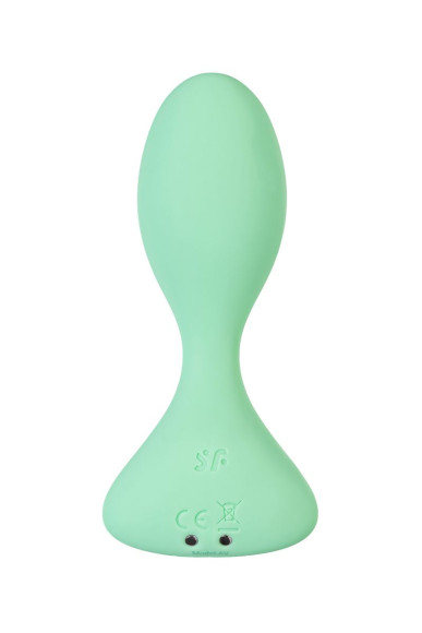 Зеленая анальная втулка с вибрацией Satisfyer Trendsetter Зеленая анальная втулка с вибрацией Satisfyer Trendsetter