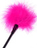 Щекоталка с розовым пушком на кончике Щекоталка с розовым пушком на кончике