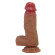 Телесный фаллоимитатор из жидкого силикона Curtis - 17,3 см. Телесный фаллоимитатор из жидкого силикона Curtis - 17,3 см.