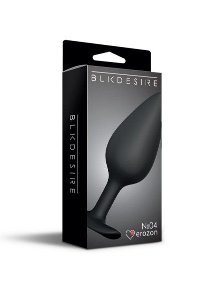 Черная анальная пробка Butt plug №04 - 10 см. Черная анальная пробка Butt plug №04 - 10 см.