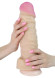 Телесный фаллоимитатор-супергигант с мошонкой на присоске - 30 см. Телесный фаллоимитатор-супергигант с мошонкой на присоске - 30 см.