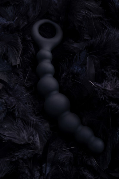 Черная анальная цепочка Carina - 19 см. Черная анальная цепочка Carina - 19 см.