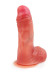 Телесный силиконовый вибратор-реалистик - 16,5 см. Телесный силиконовый вибратор-реалистик - 16,5 см.