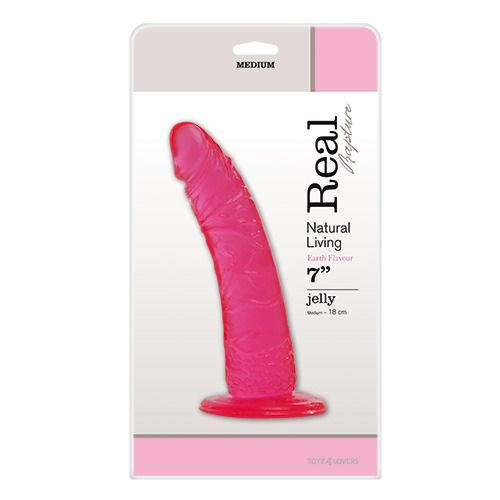 Розовый фаллоимитатор JELLY DILDO REAL RAPTURE PINK 7 - 18 см. Розовый фаллоимитатор JELLY DILDO REAL RAPTURE PINK 7 - 18 см.