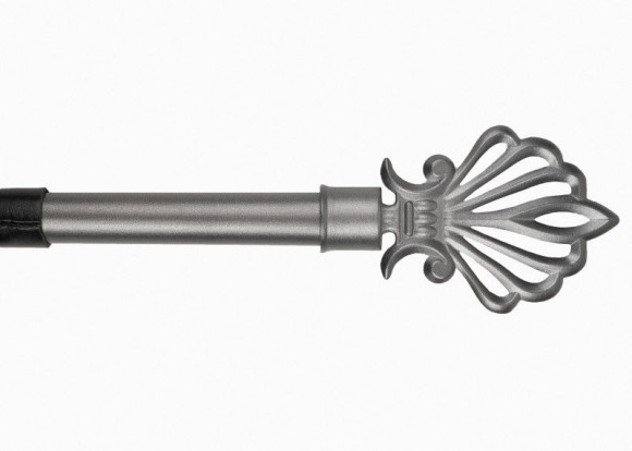 Черная многохвостая плеть с витой ручкой - 63 см. Черная многохвостая плеть с витой ручкой - 63 см.