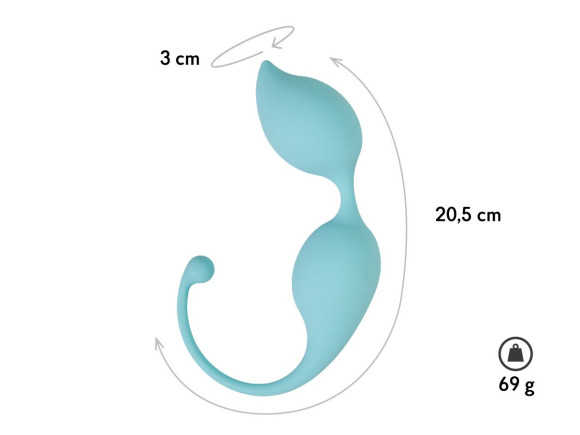 Аквамариновые вагинальные шарики Lota Аквамариновые вагинальные шарики Lota