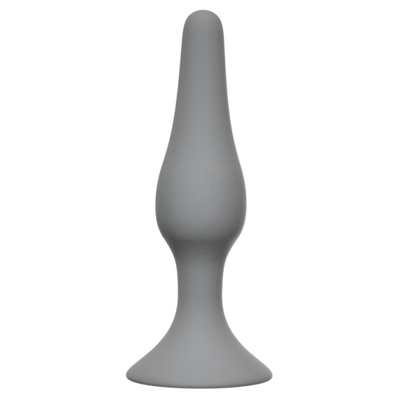 Серая анальная пробка Slim Anal Plug XL - 15,5 см. Серая анальная пробка Slim Anal Plug XL - 15,5 см.