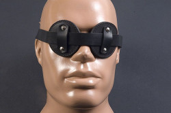 Чёрные кожаные очки-шоры Слепец Чёрные кожаные очки-шоры Слепец