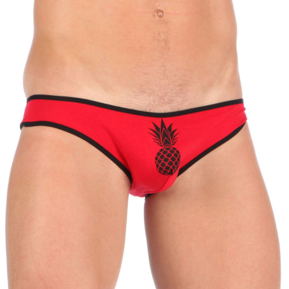 Мужские мини-слипы с черной окантовкой Pineapple Мужские мини-слипы с черной окантовкой Pineapple