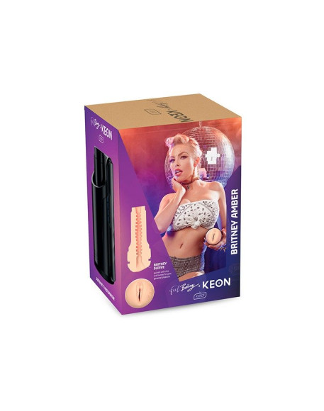 Телесный интерактивный мастурбатор-вагина Kiiroo Keon Combo Set Feel Britney Amber Телесный интерактивный мастурбатор-вагина Kiiroo Keon Combo Set Feel Britney Amber